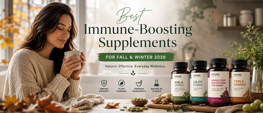 Woman preparing natural immune-support supplements during fall and winter wellness routine