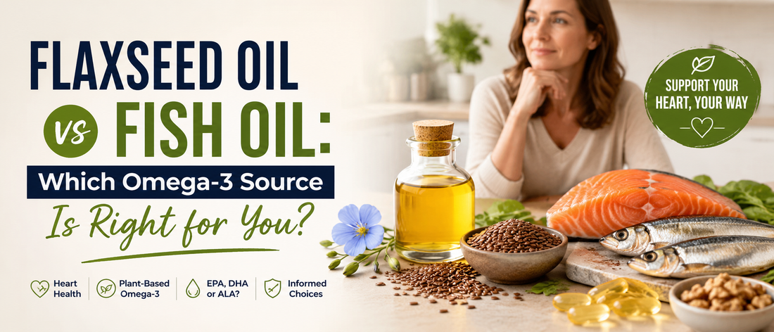 Flaxseed oil for heart health compared with fish oil and omega-3 food sources  