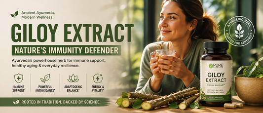Middle-aged adults using giloy extract for immune support as part of a healthy lifestyle