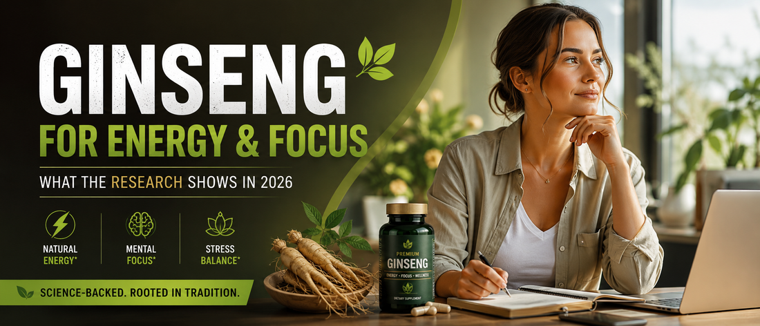 Healthy professional using ginseng for energy and focus during a productive workday