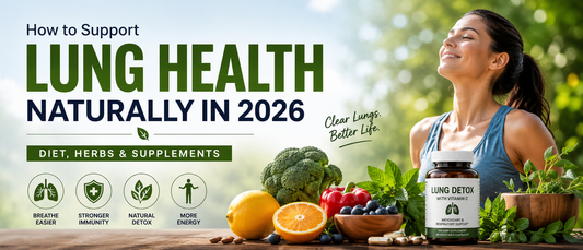 Healthy adults supporting lung health through nutrition, exercise, and supplements