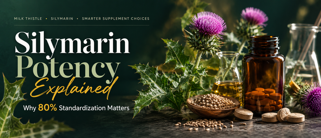 Milk thistle liver support India guide showing an Indian adult comparing a milk thistle supplement with milk thistle flowers