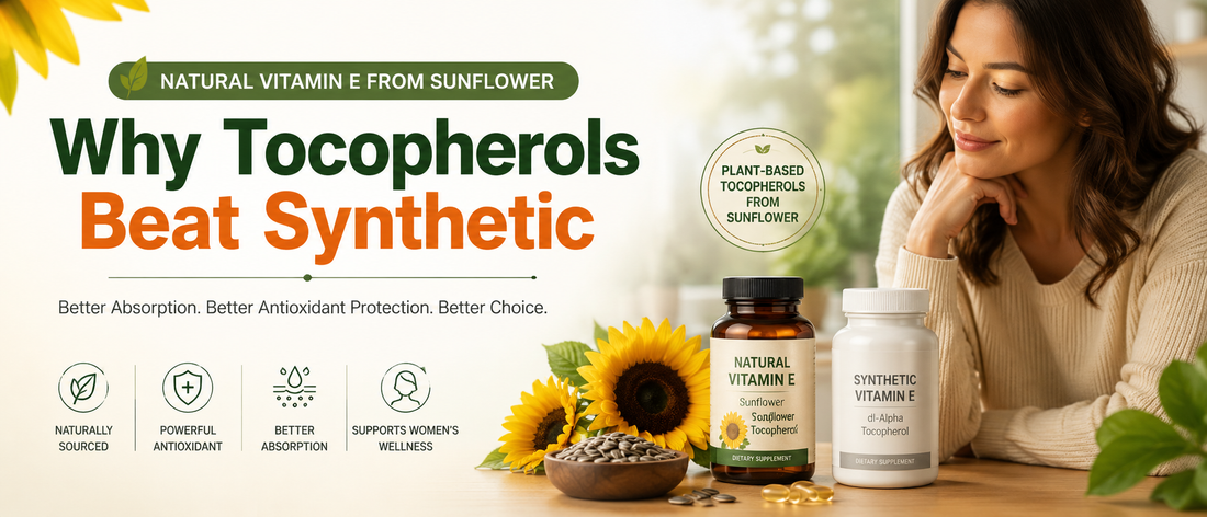Natural vitamin E from sunflower tocopherols compared with synthetic vitamin E supplements