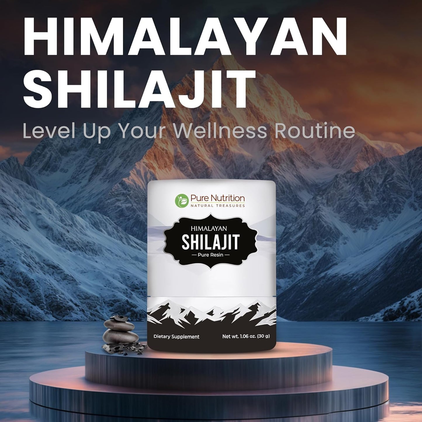 Shilajit Resin 60–80g | Pure Himalayan Herbal Extract for Energy, Stamina & Vitality | Natural Fulvic & Trace Minerals