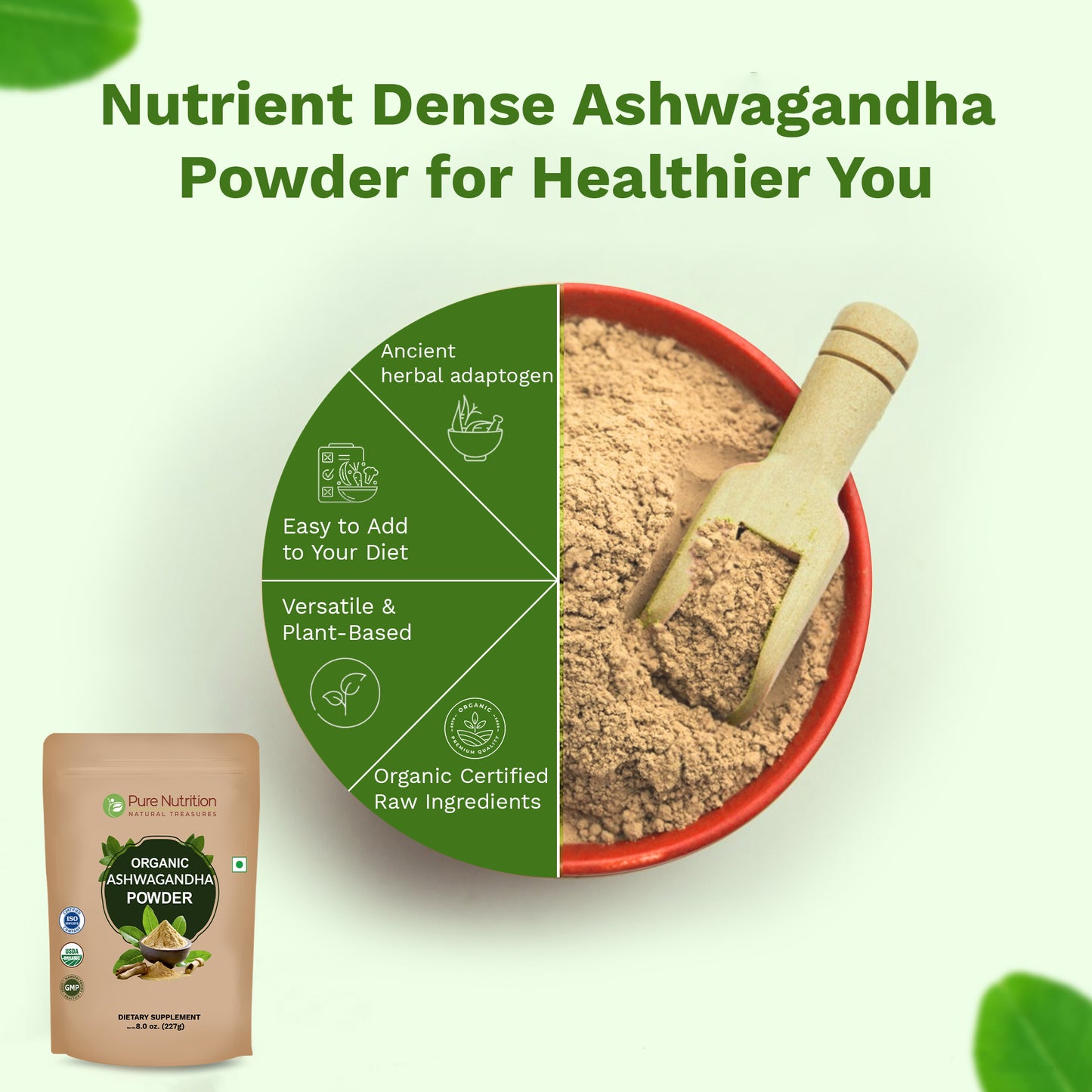 Pure Nutrition Organic Ashwagandha Powder