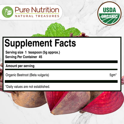 Pure Nutrition Organic Beetroot Powder – 227 g