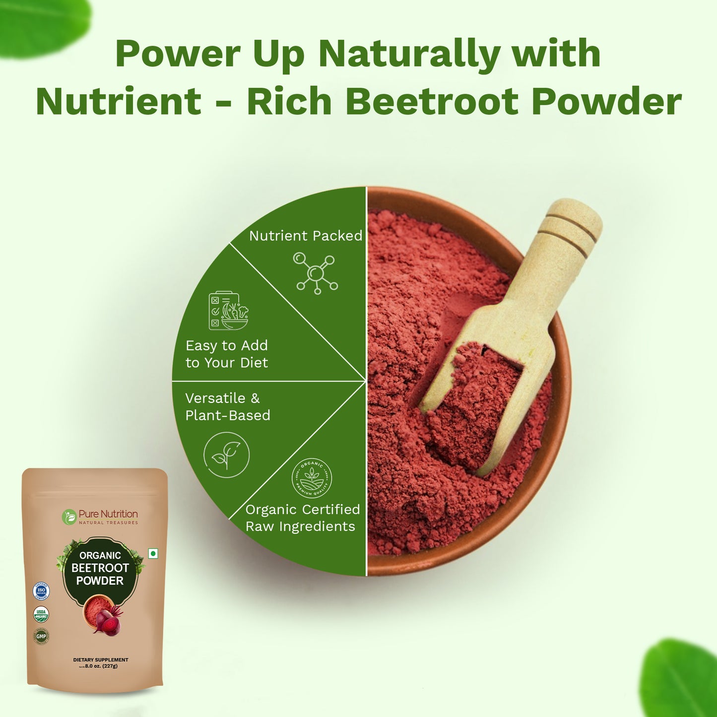 Pure Nutrition Organic Beetroot Powder – 227 g
