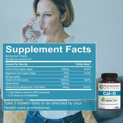 Plant-Based Calcium + D3 Tablets