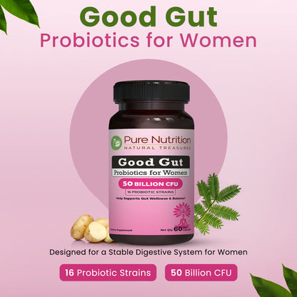 Pure Nutrition Good Gut – Probiotics for Women