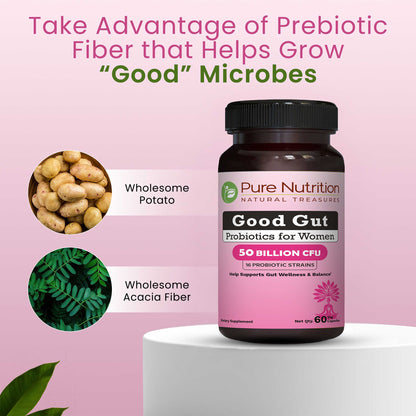 Pure Nutrition Good Gut – Probiotics for Women