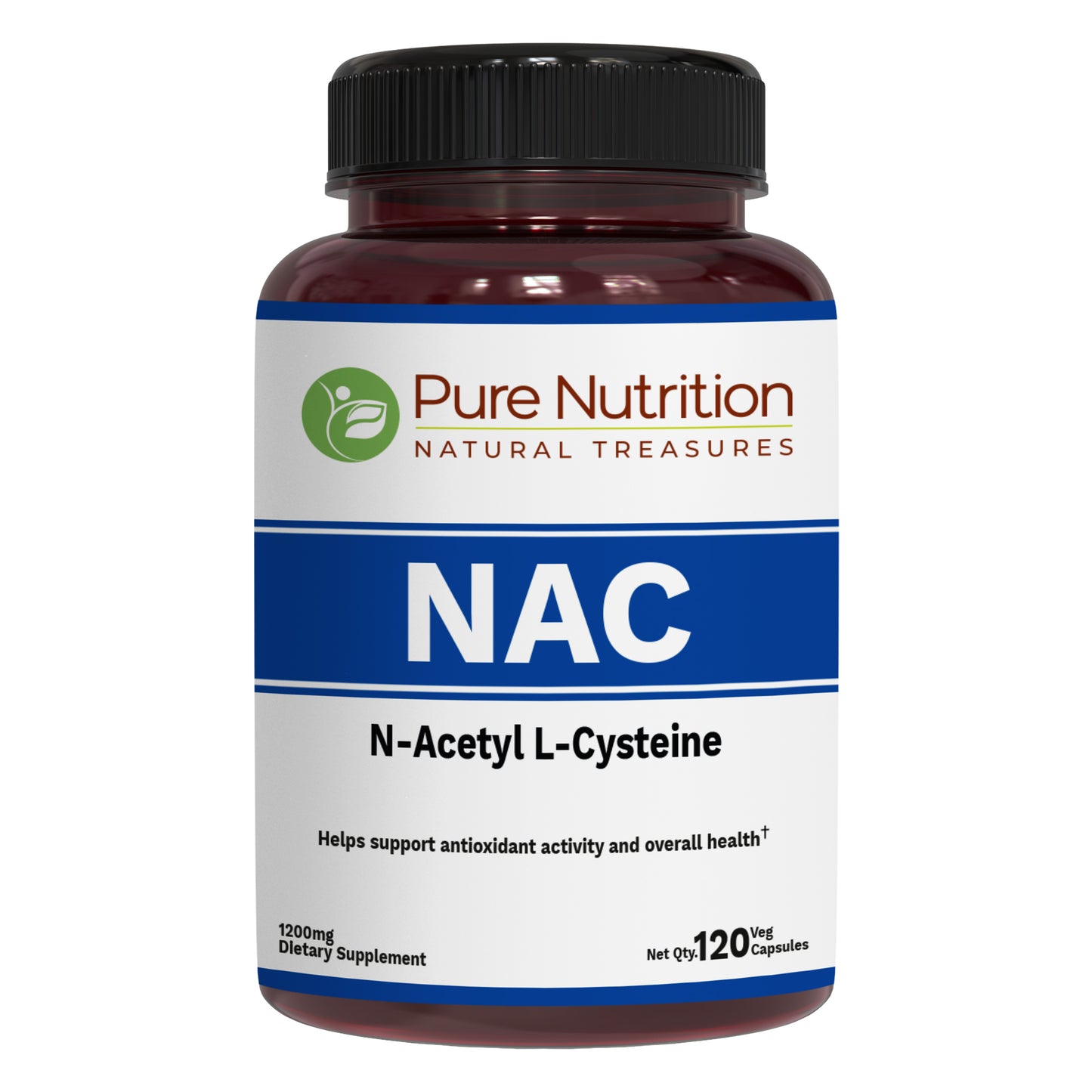 Pure Nutrition NAC – 1200mg (120 Veg Capsules)