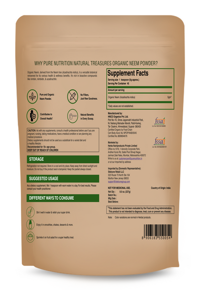 Pure Nutrition Organic Neem Powder | 227 g