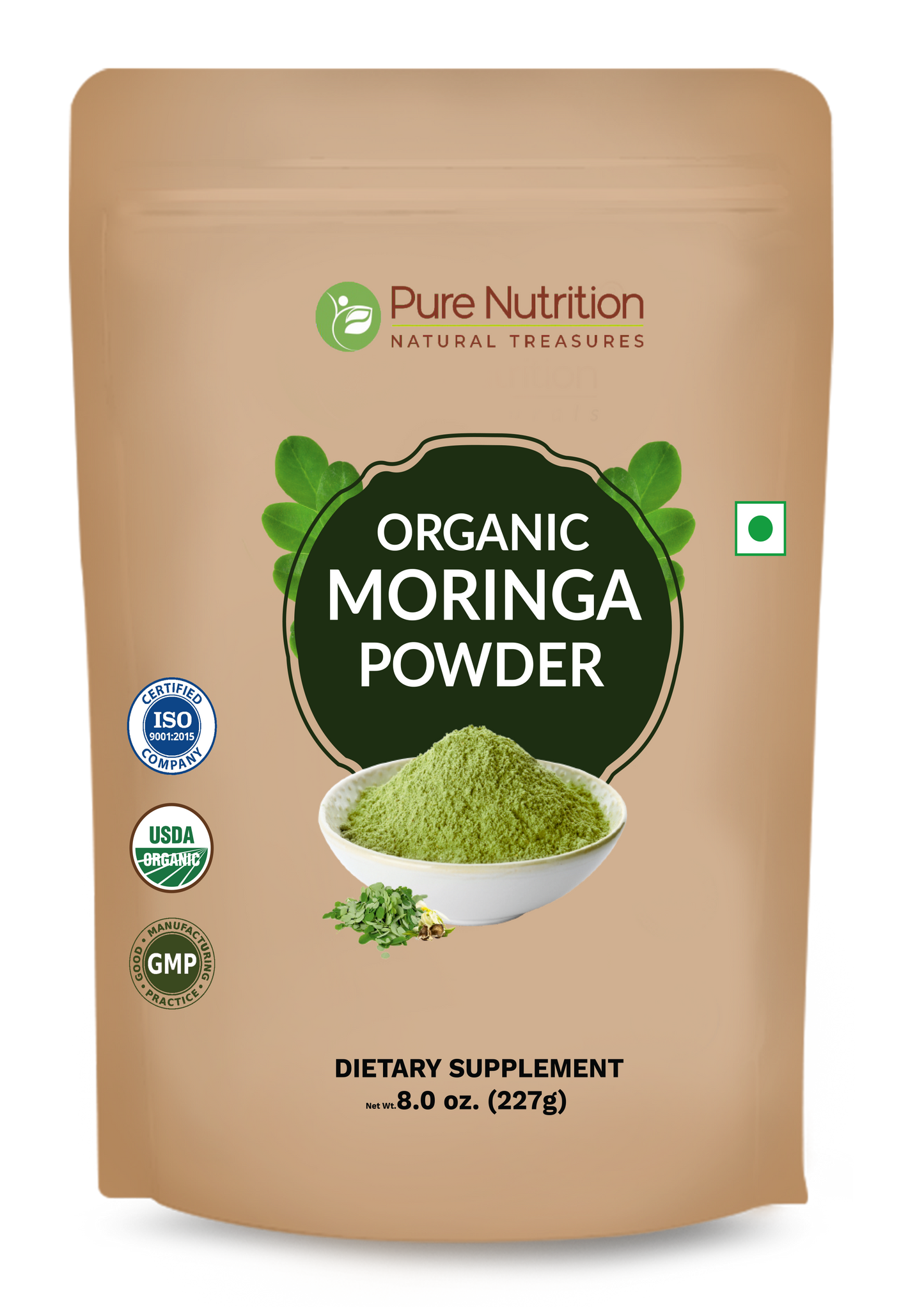 Pure Nutrition Organic Moringa Powder | 227 g