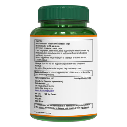 Pure Nutrition Organic Triphala 120 Veg Tablets