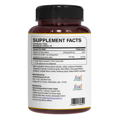 Vita-D Plant-based Vitamin D3 K2