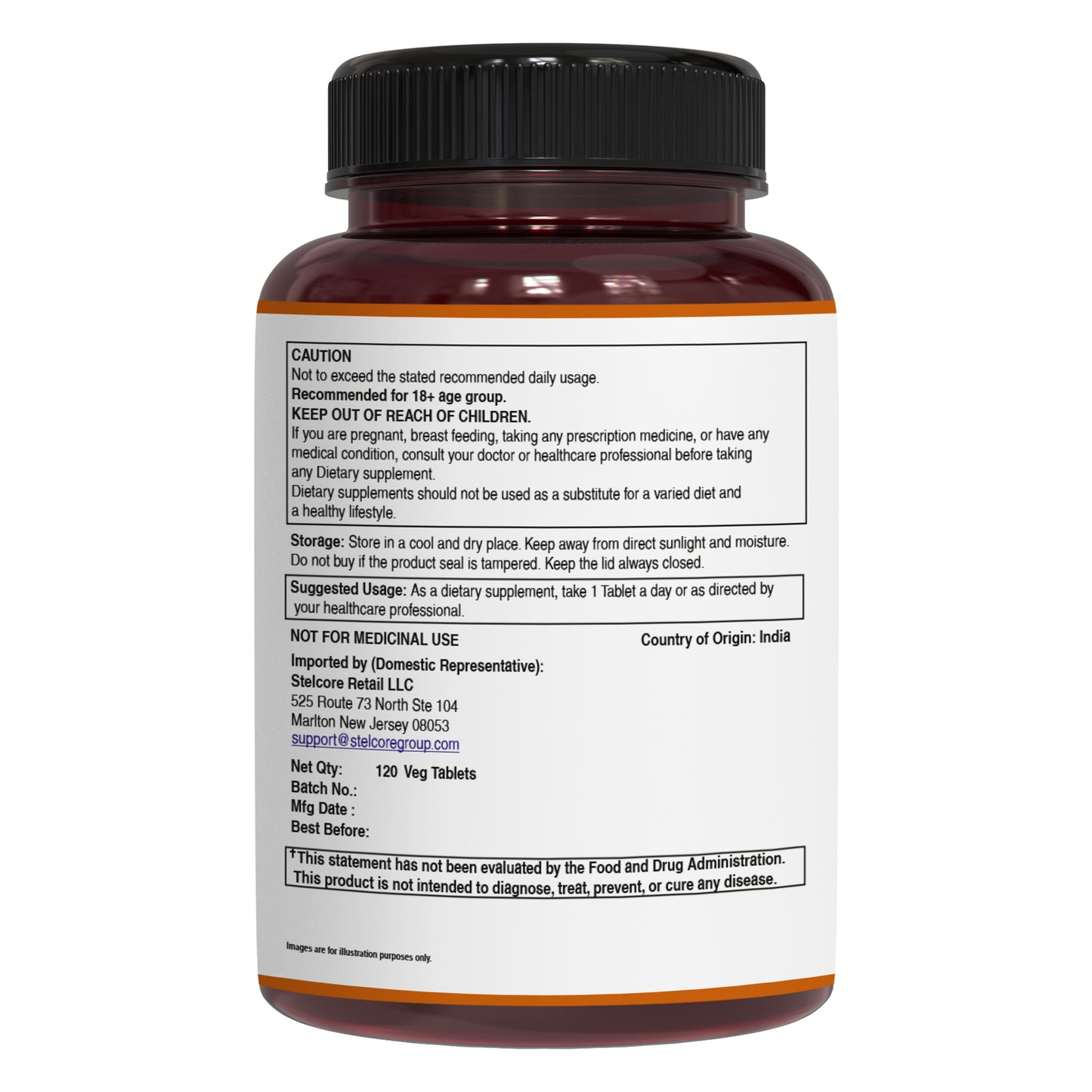 Pure Nutrition Vita-B – Vitamin B12 (Methylcobalamin) | 120 Veg Tablets