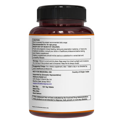 Pure Nutrition Vita-B – Vitamin B12 (Methylcobalamin) | 120 Veg Tablets